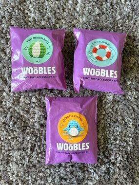 The Woobles Teeny Tiny Accessory Kits -  (Set of 3)